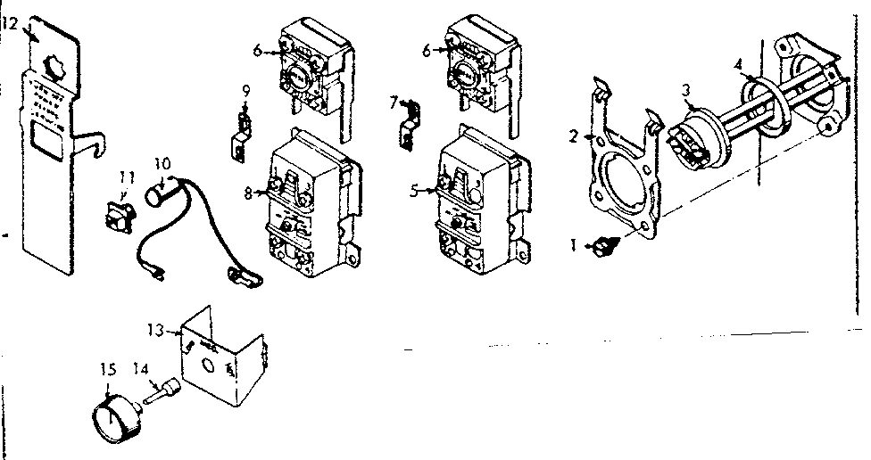 Kenmore 153324110 functional replacement parts diagram