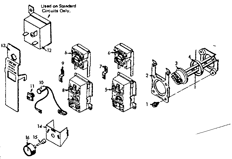 Kenmore 153329410 functional replacement parts diagram