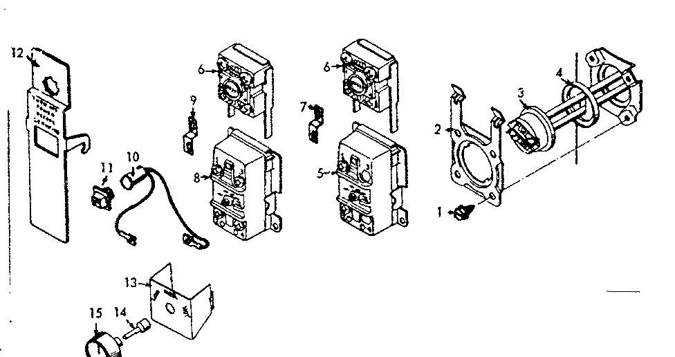 Kenmore 153329710 functional replacement parts diagram