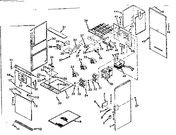 Kenmore 867587720 unit parts diagram