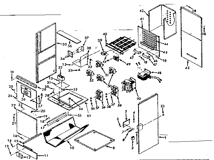 Kenmore 867587730 unit parts diagram