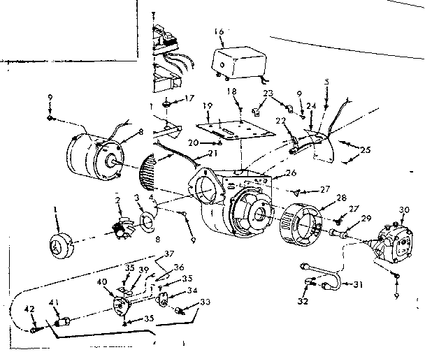 Kenmore 867742930 oil burner assembly diagram