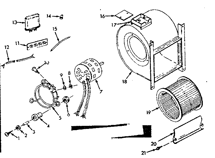 Kenmore 867743930 h-q blower assembly diagram