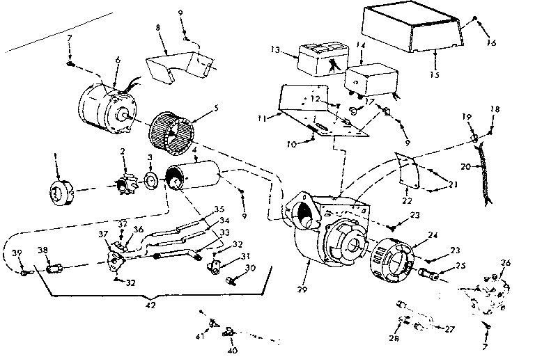 Kenmore 867747950 oil burner assembly diagram