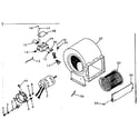 Kenmore 867761950 blower (models 867.761950 and 867.761960) diagram