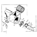 Kenmore 867764540 blower diagram