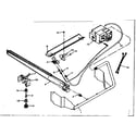 Kenmore 867765930 burner and manifold assembly diagram