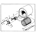 Kenmore 867765930 blower assembly diagram