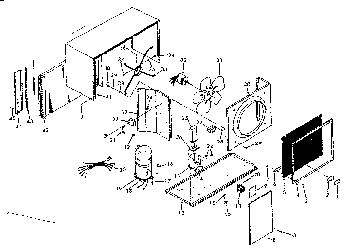 Kenmore 867810170 condensing unit diagram