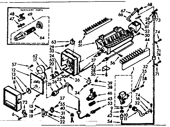 Kenmore 1067630562 icemaker diagram