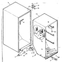 Kenmore 106723131 cabinet diagram