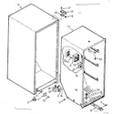 Kenmore 106723132 cabinet diagram