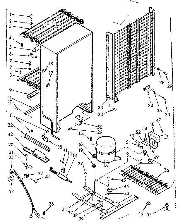 Kenmore 106723520 unit parts diagram