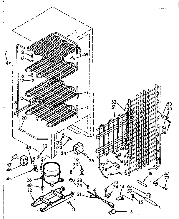 Kenmore 106724130 unit parts diagram