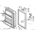 Kenmore 106724230 door parts diagram
