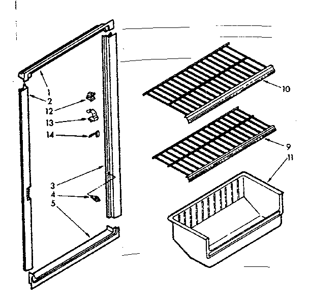 Kenmore 106724550 freezer breaker diagram