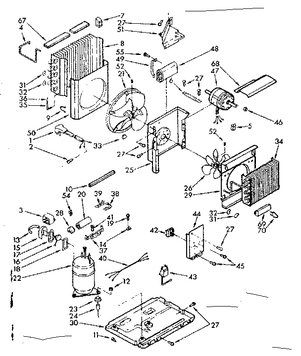 Kenmore 10673044 unit diagram