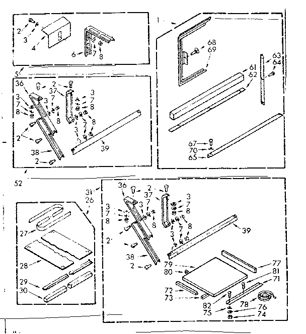 Kenmore 10673170 accessory kit diagram