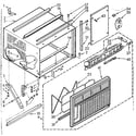 Kenmore 10673640 cabinet parts diagram