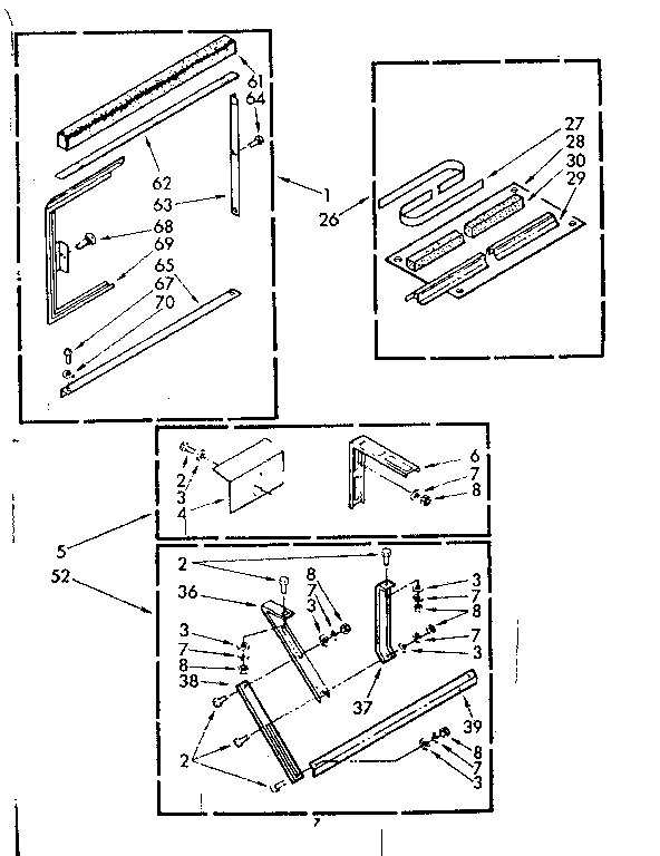 Kenmore 106740770 accessory kit diagram