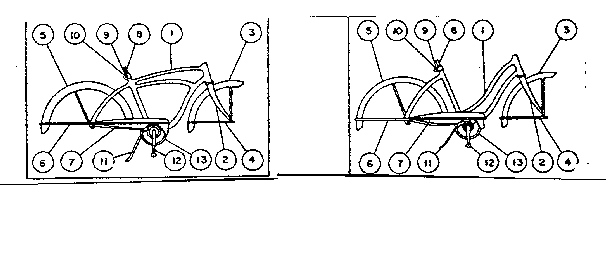 Sears 50245512 frame assembly diagram