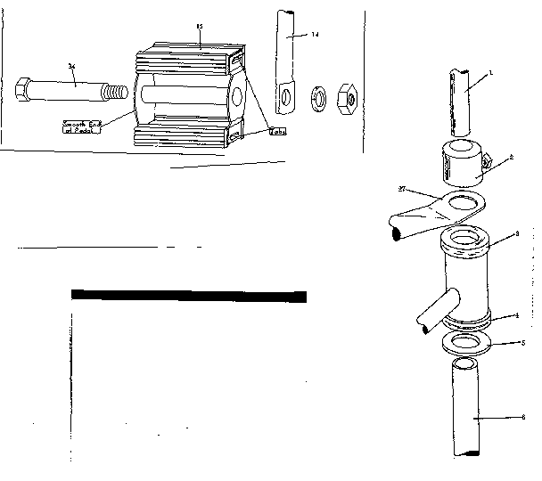 Sears 512478820 handlebar and sprocket diagram