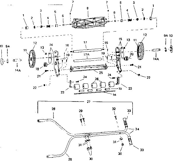 Craftsman 29191621 replacement parts diagram