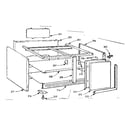 Kenmore 103792634 base cabinet diagram