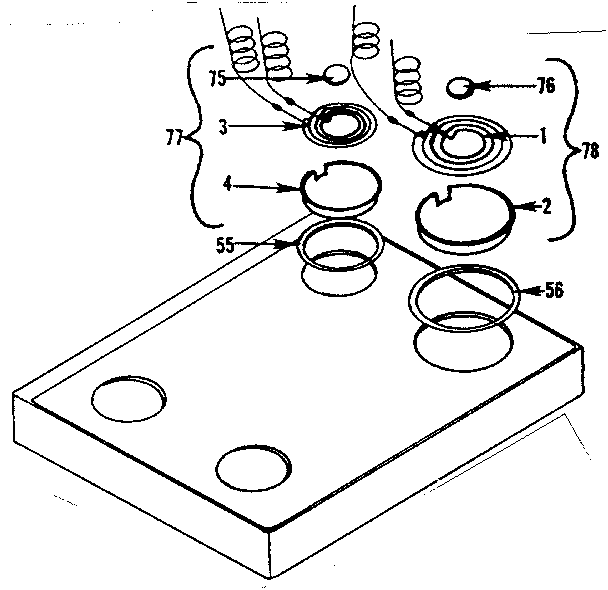 Kenmore 119931634 cooktop diagram