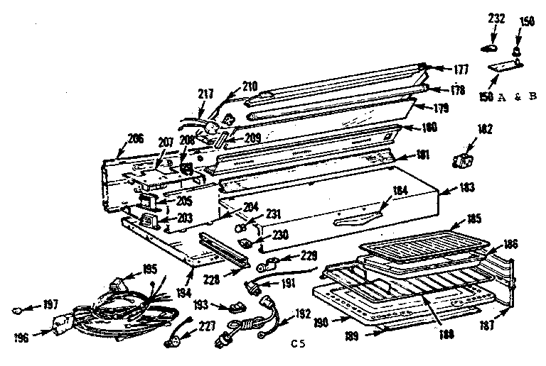 Kenmore 1037846606 wire harness and lamp assembly diagram