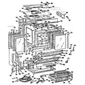Kenmore 1037886630 upper oven section diagram