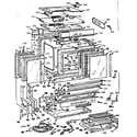 Kenmore 1037886696 body section diagram