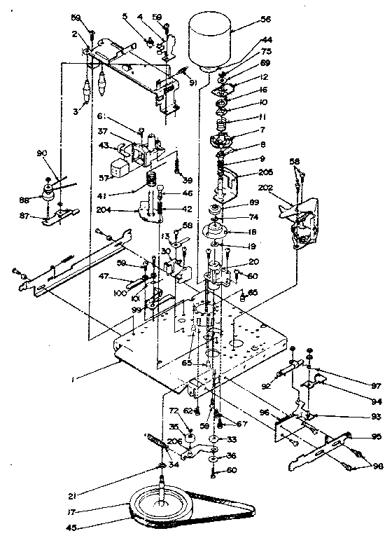 Fisher ER8150 8tr mechanism diagram