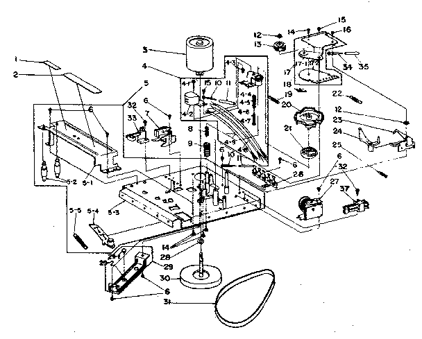LXI 13291422500 tape mechanism diagram