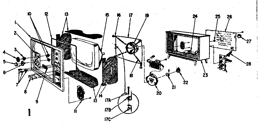 LXI 52843110007 cabinet parts diagram