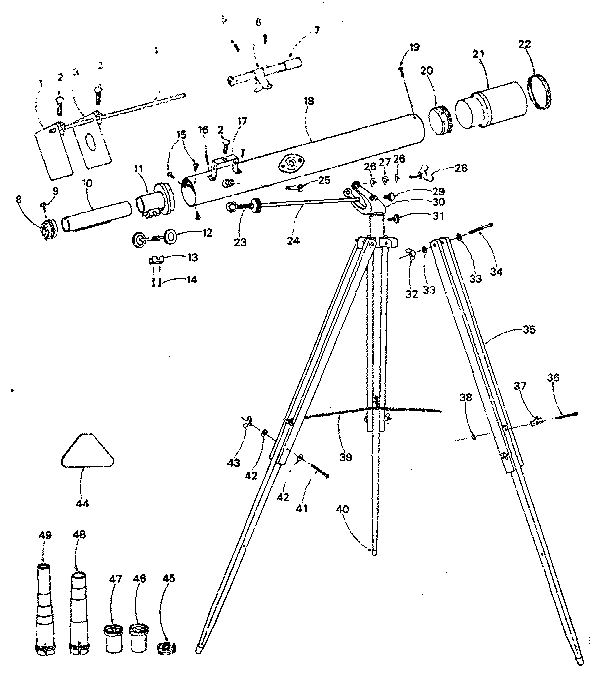 Sears 2419 replacement parts diagram