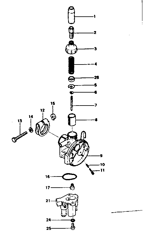 Sears 48855 carburetor diagram