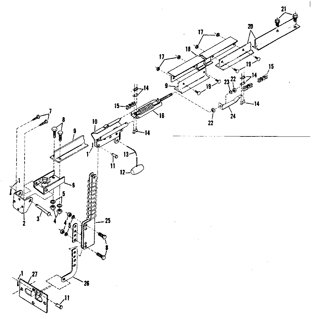 Craftsman 139654320 rail assembly diagram