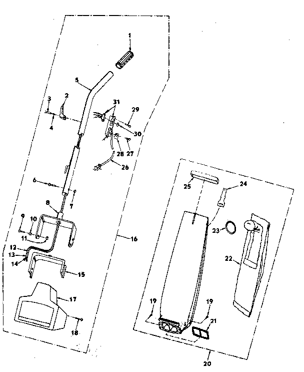 Kenmore 1753485180 figure "b" diagram