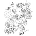 Sears 39180741 frame assembly diagram
