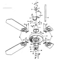 Lasko 9355X functional replacement parts diagram