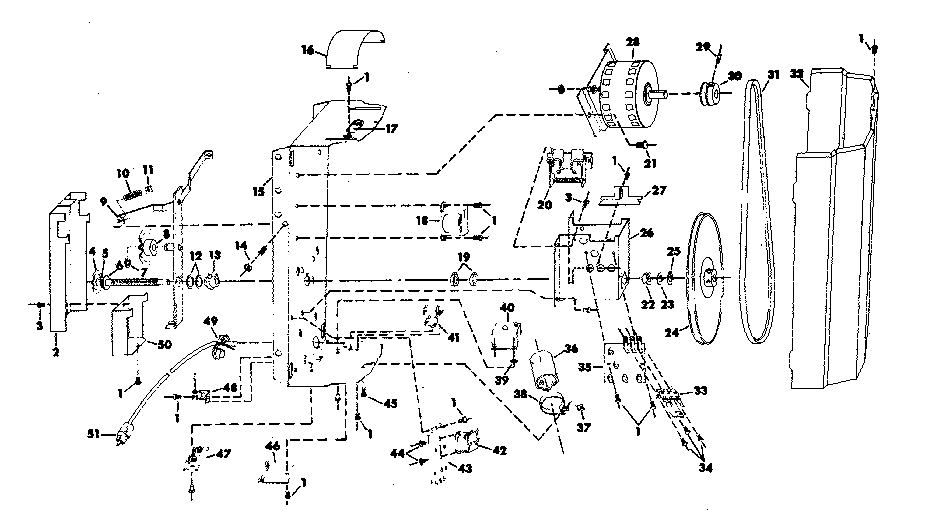 Craftsman 139651600 chassis assembly diagram