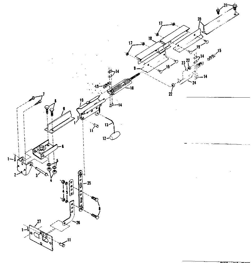 Craftsman 139651600 rail assembly diagram