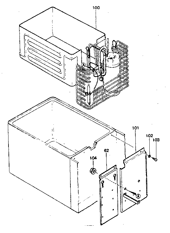 Norcold MRFT-630B cooling unit diagram