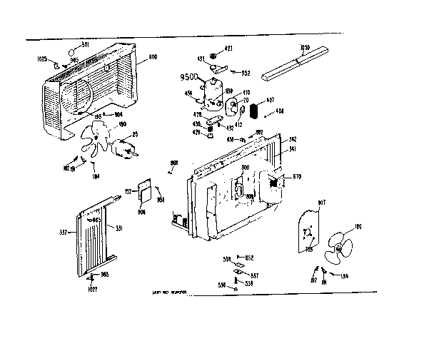 Kenmore 3637790421 replacement parts diagram