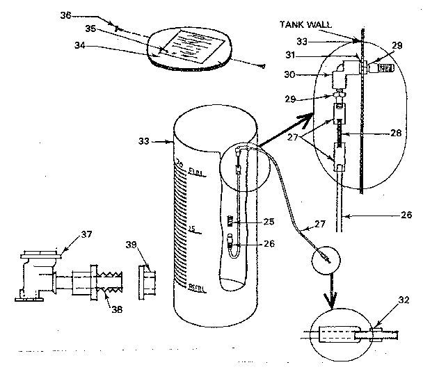 Rid O Rust 265001 functional replacement parts diagram