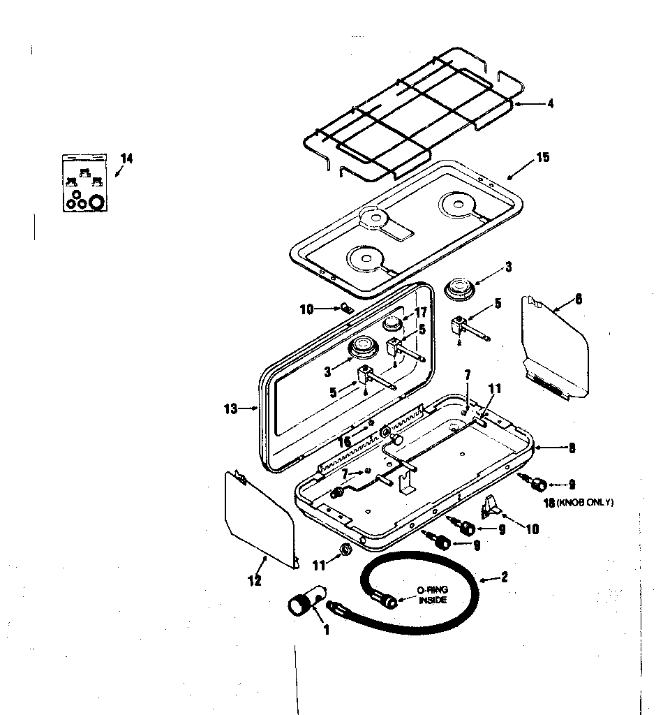 Kenmore 920727690 unit parts diagram