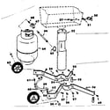 Kenmore 2582308171 cart section diagram
