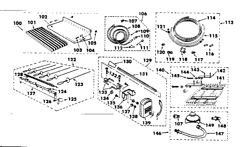 Kenmore 2582358270 optional accessories diagram