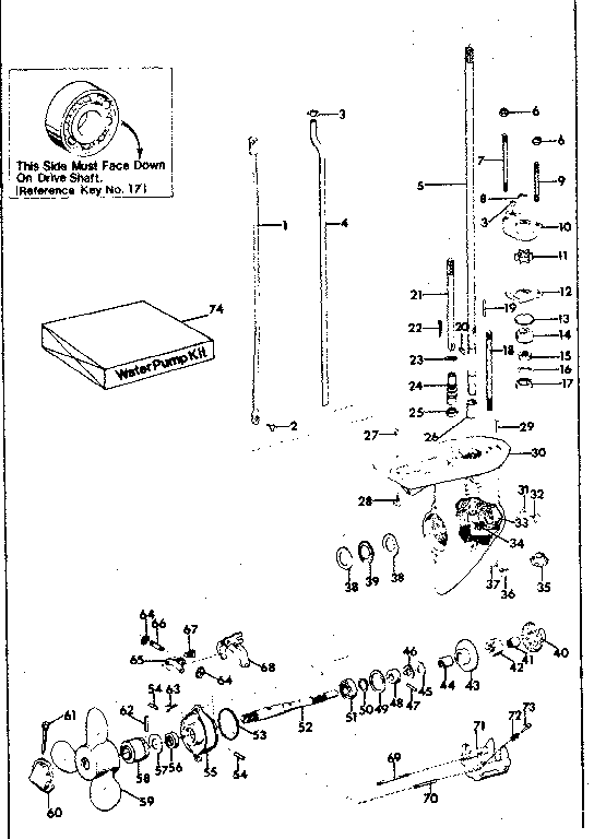 Eska 14153B gear housing assembly diagram